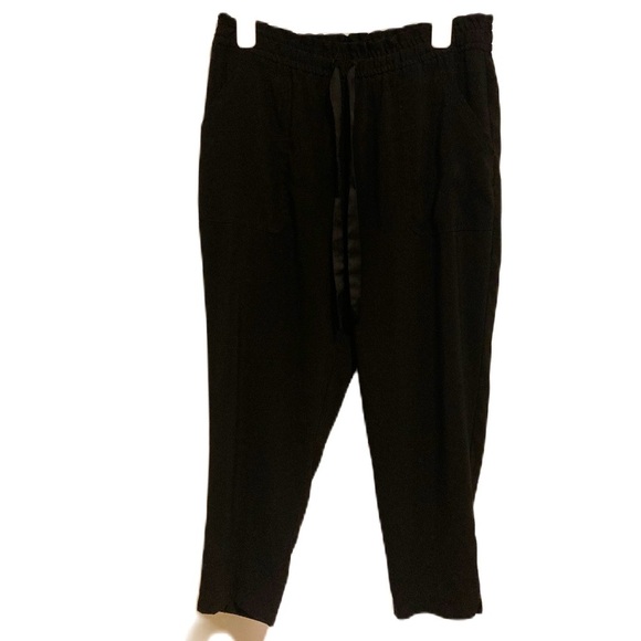 Zara Women’s Elastic Waist Pants Slacks Black XXL - Picture 1 of 6